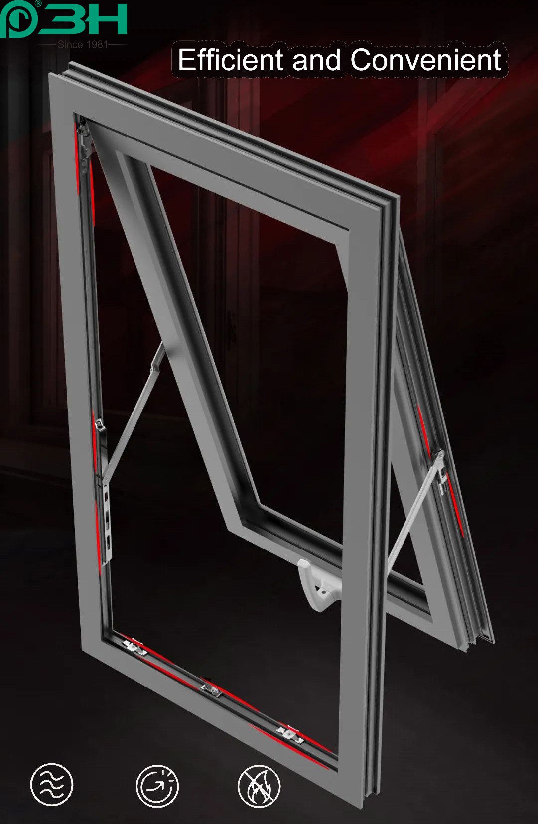 上悬窗硬件系统 1