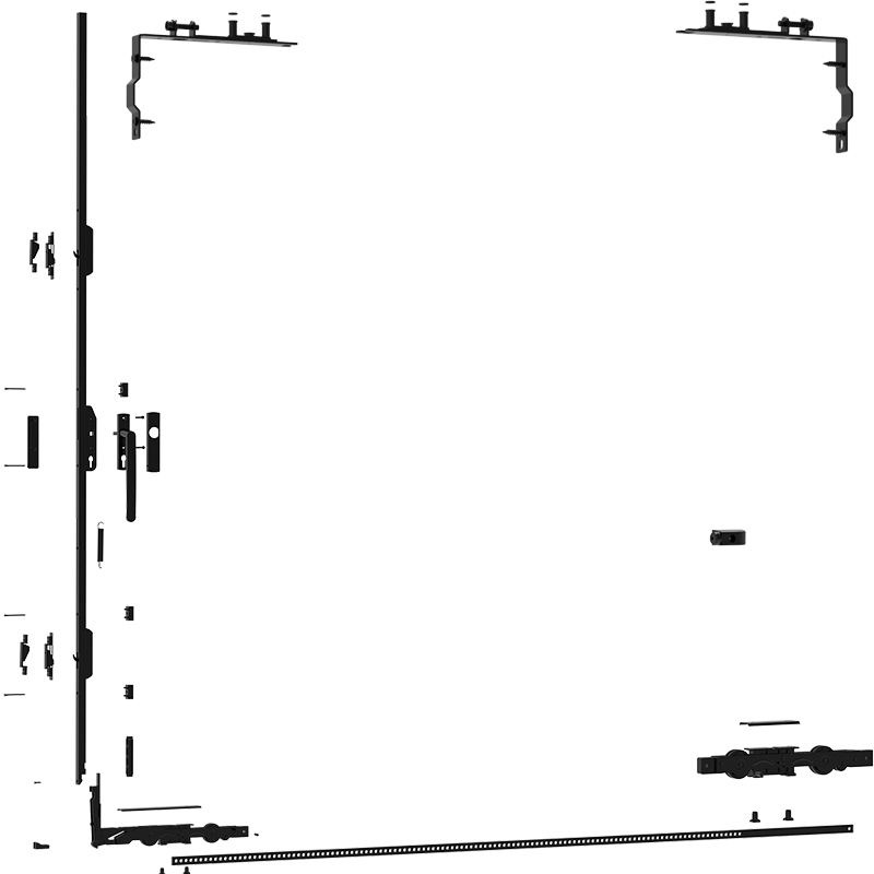 JTSM07 升降滑门硬件 3d 